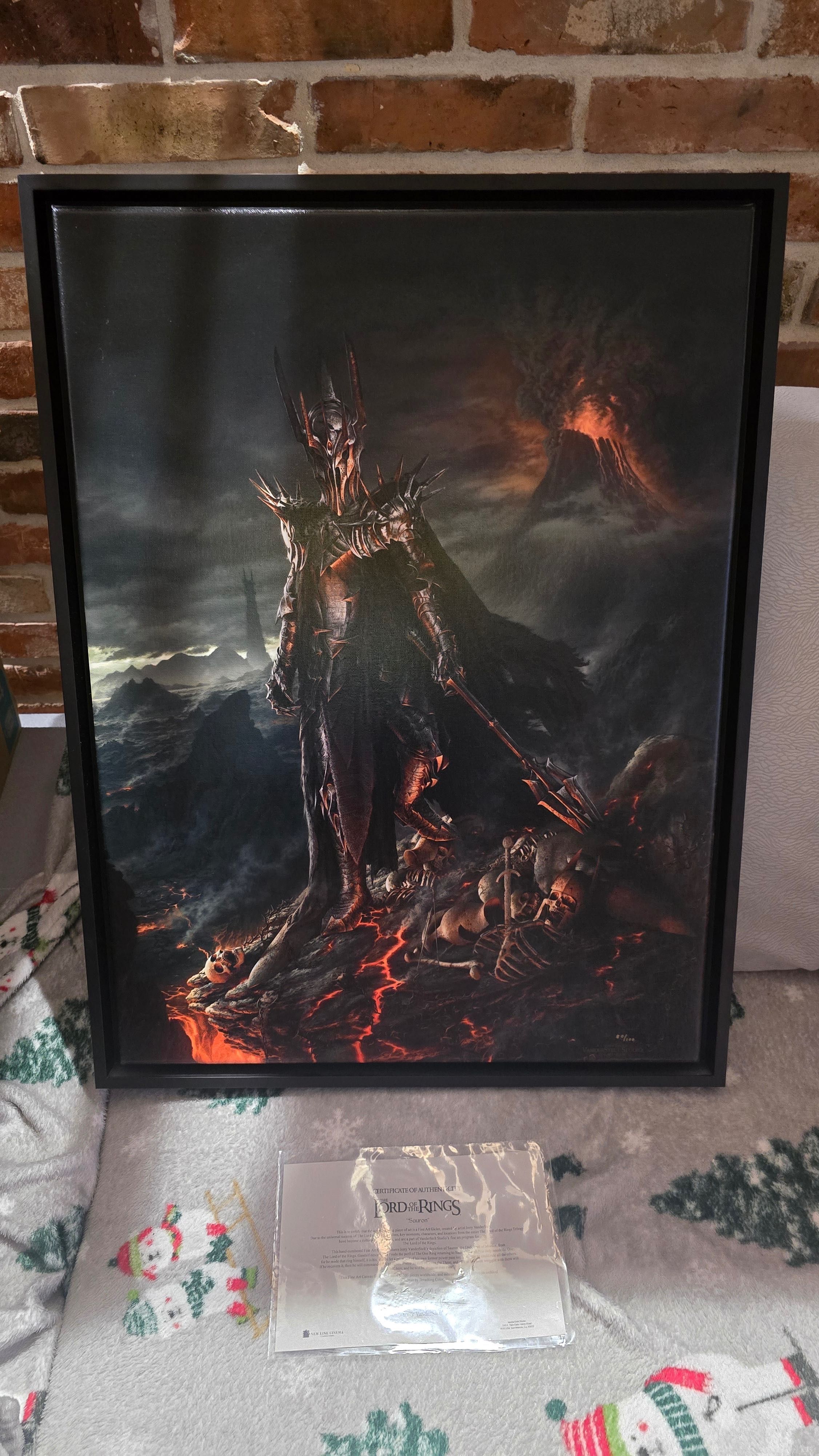 The Lord Of The Rings - Sauron by Jerry Vanderstelt Art Print