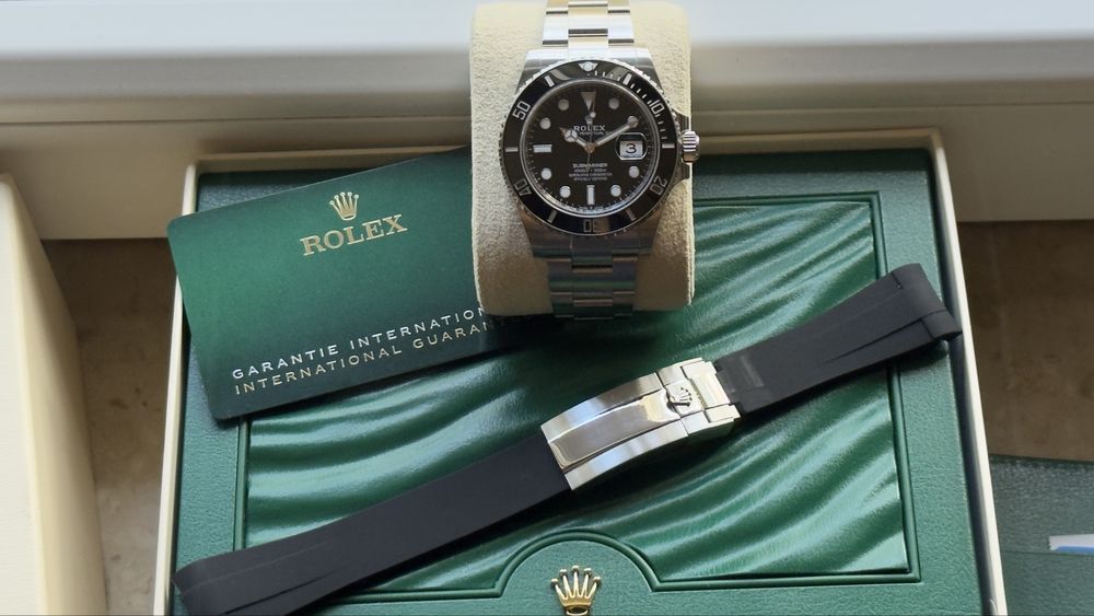 Rolex Submariner 126610LN z 2022r. Na gwarancji. Full set+ RubberB