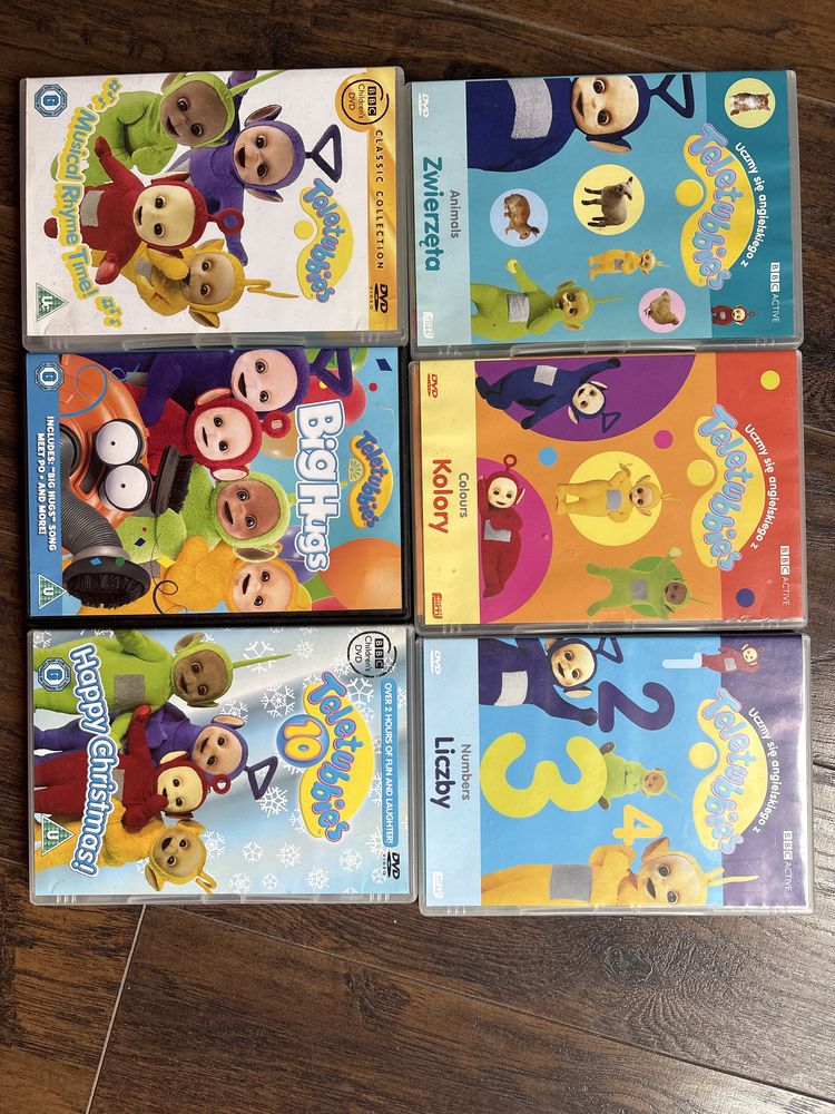 Teletubisie teletubbies dvd po angielsku