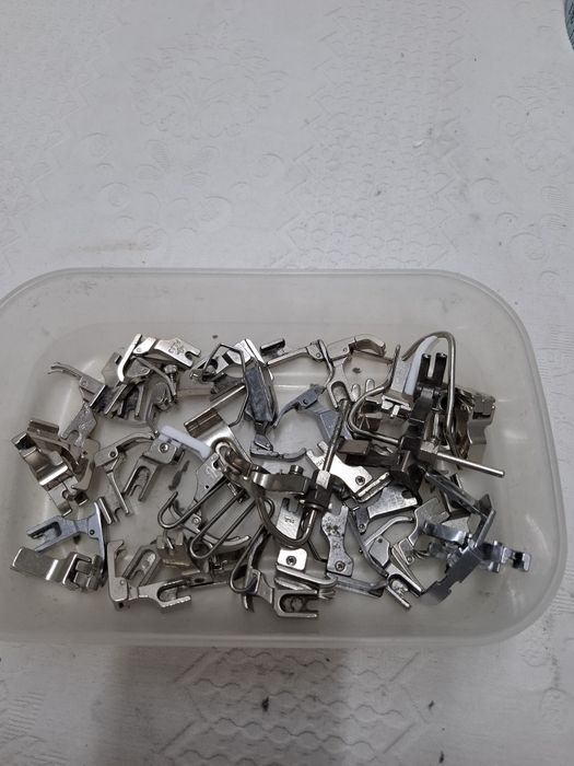 Calcadores e pratos de clorete