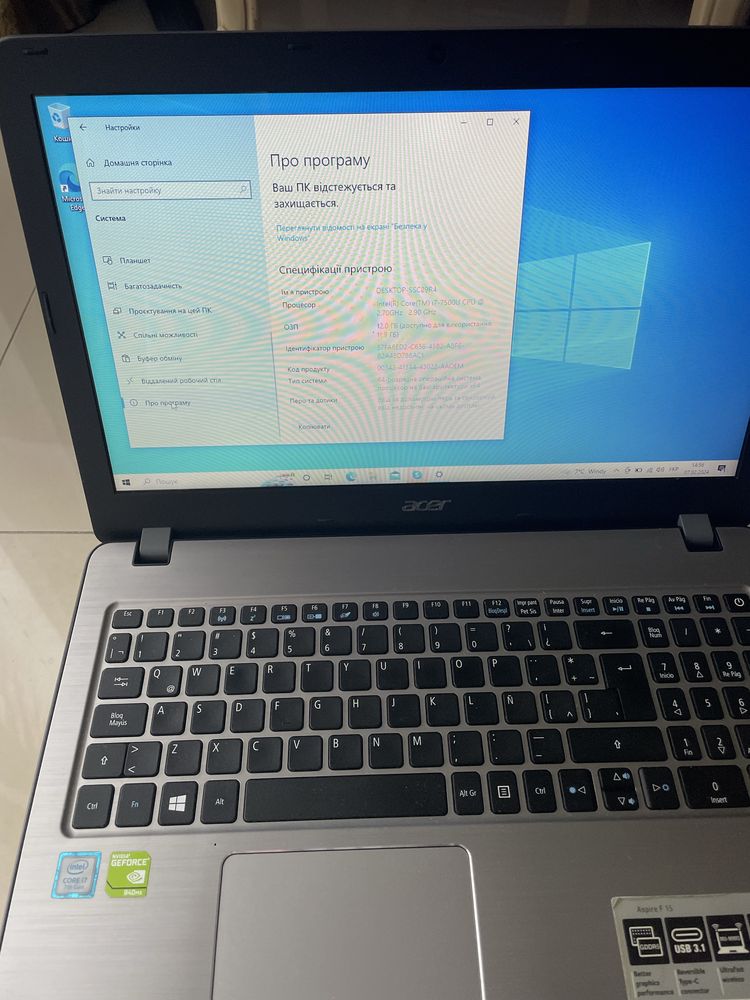 Ноутбук Acer Aspire F5-573G-76GT