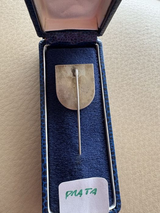 Alfinete casino espinho prata