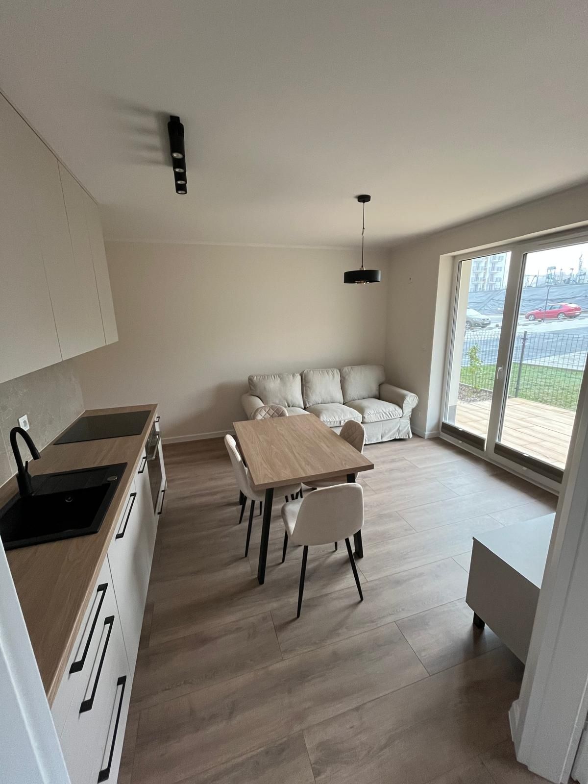 Mieszkanie 50m2, 2 pokoje + salon z aneksem kuchennym