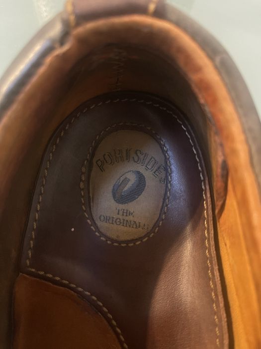 Sapatos Portside em pele e Gore Tex