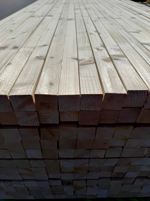 Drewno konstrukcyjne c24 45x45 Kantówka strugana Legar Łata Lamel