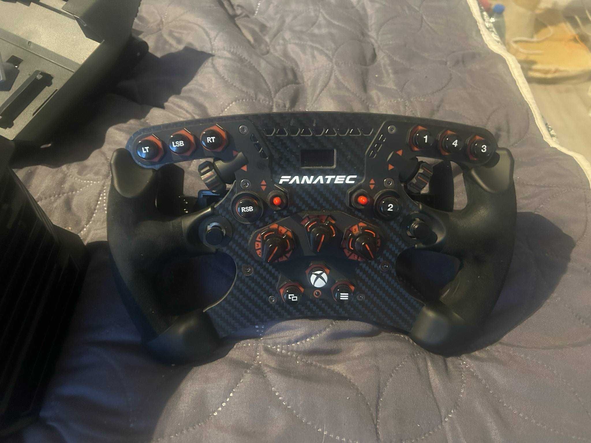 Fanatec CSL DD+ Elite Pedals V2+ Formuła V2 WHEEL+ Table clamp