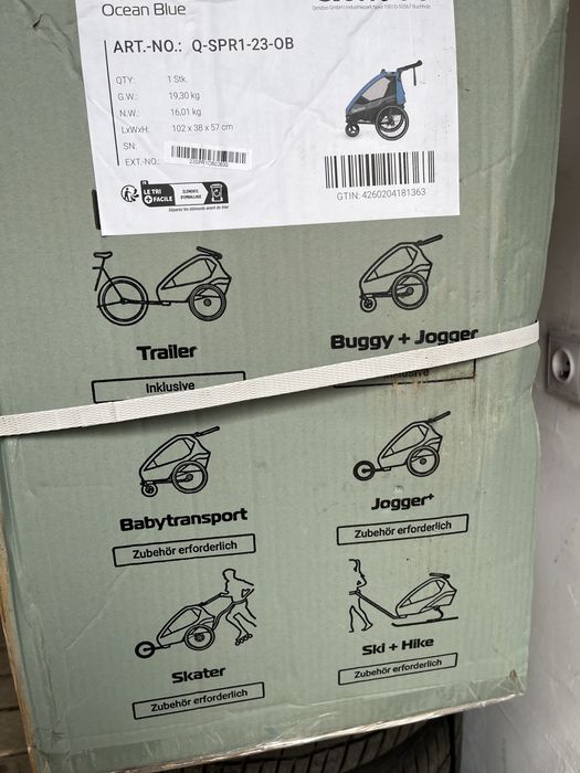 Przyczepka wózek Qeridoo Sportrex 1 Edycja limitowana nówka! Okazja