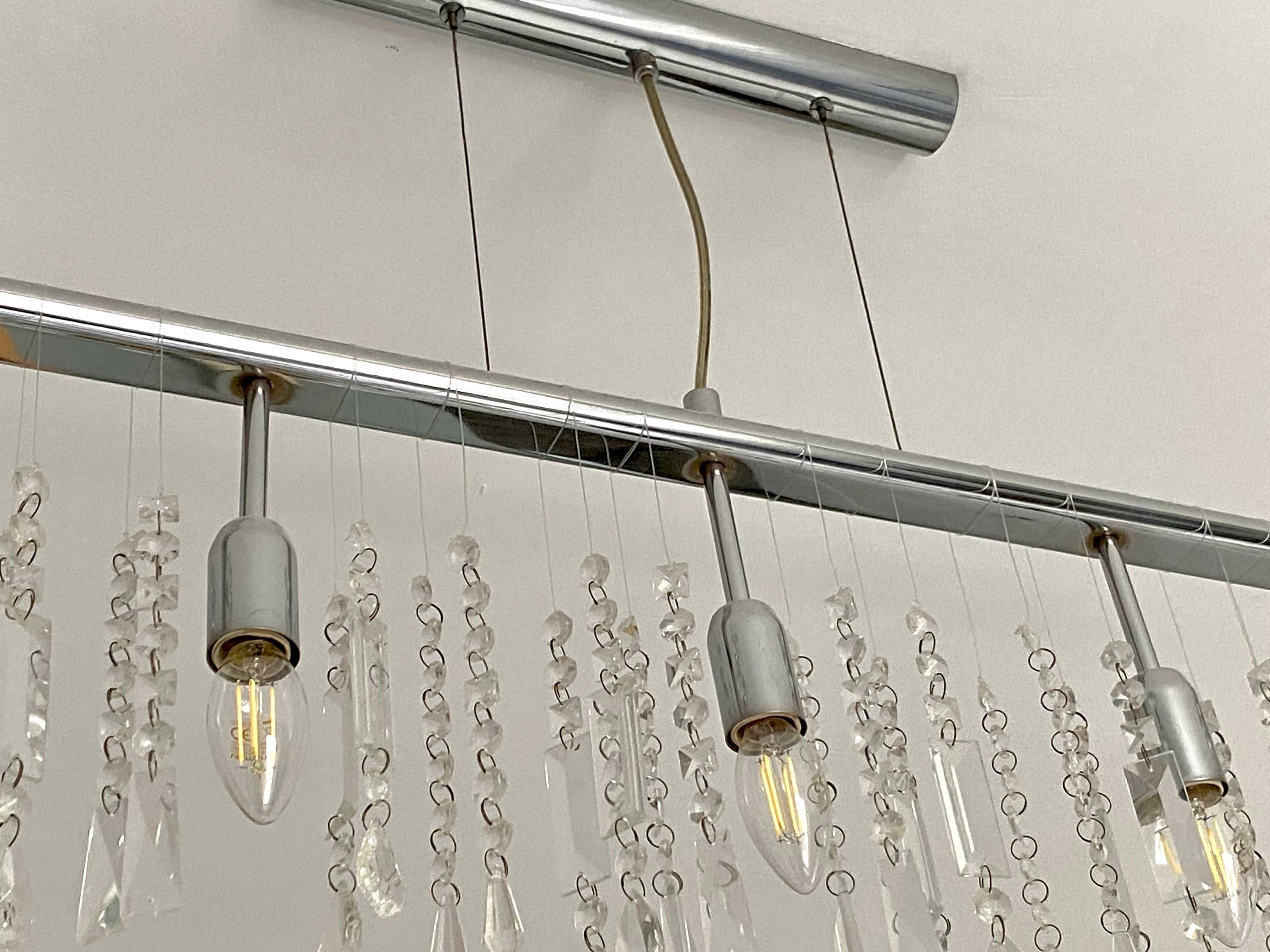 lampa wisząca z krytształami