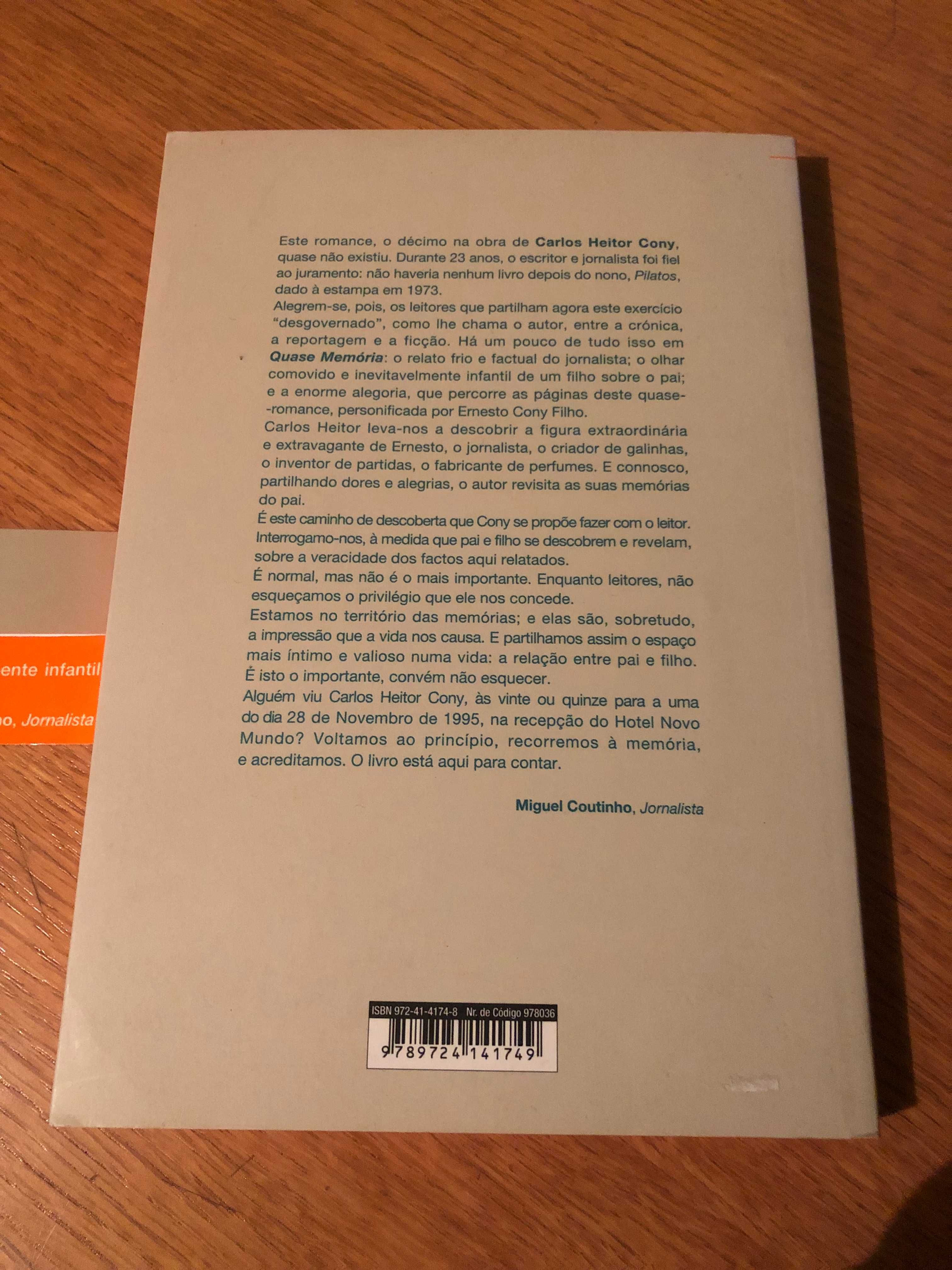 QUASE MEMÓRIA   Carlos Heitor Cony