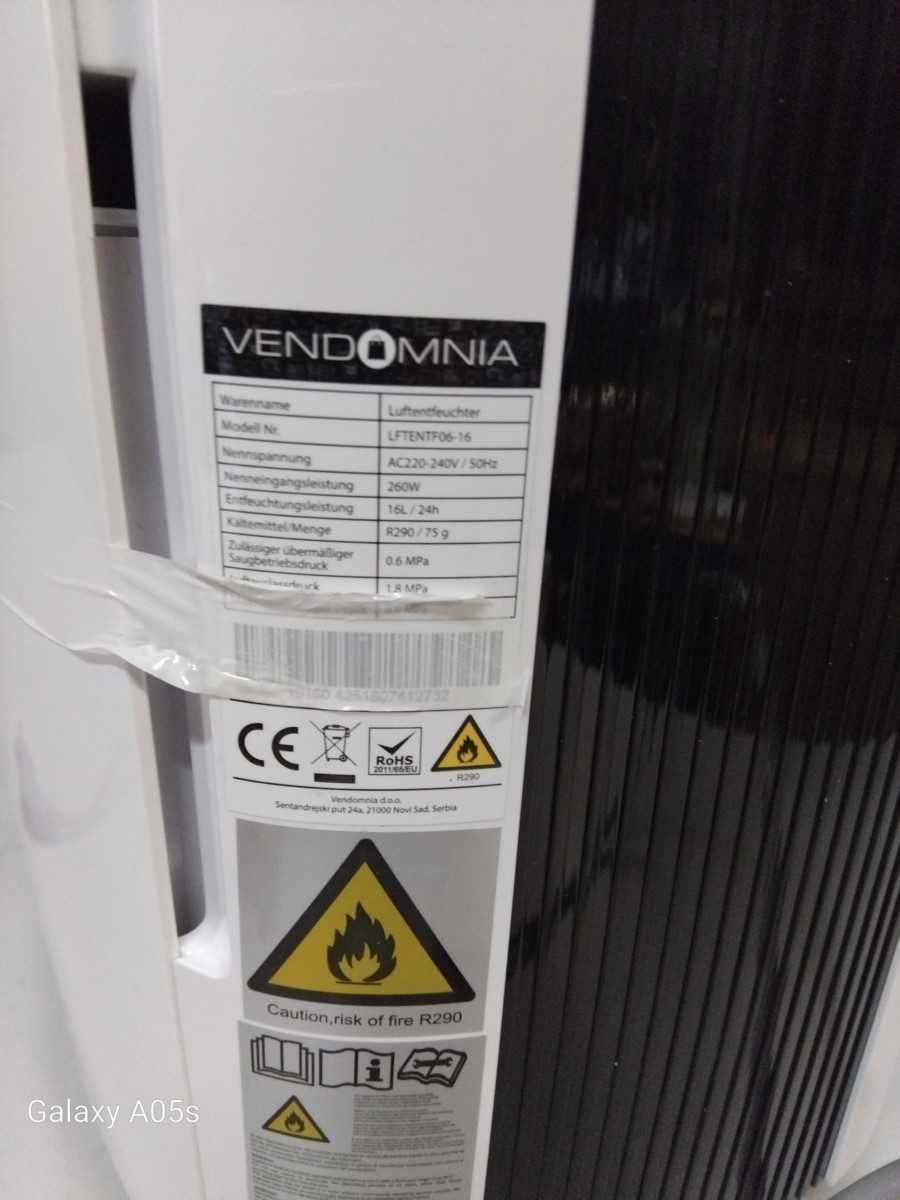 Osuszacz powietrza 16/20 l z trybem automatycznym