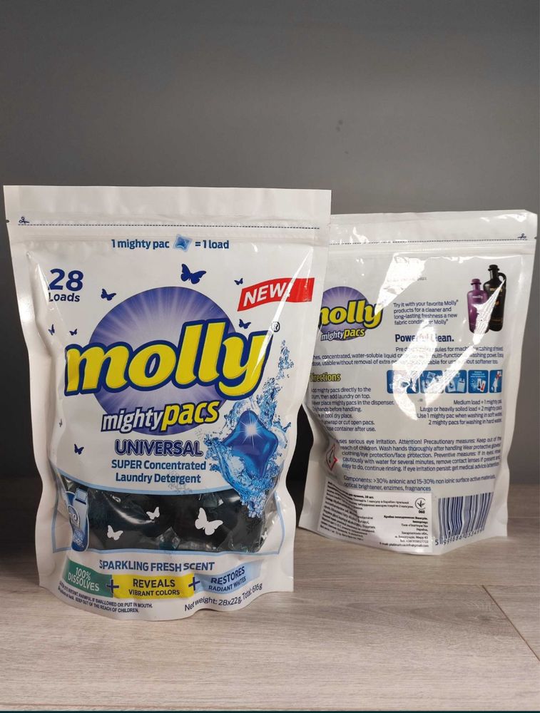 Капсули для прання універсальні Molly Universal 28 шт Моллі