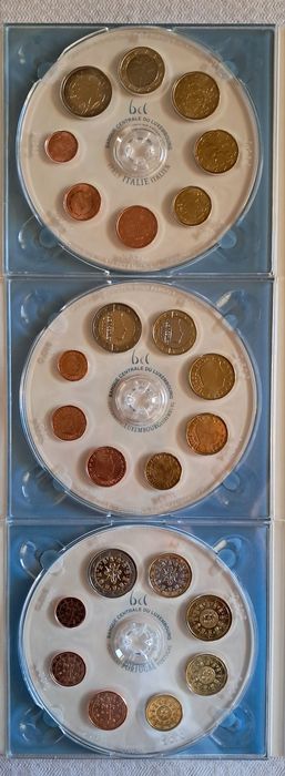 Set's Moedas dos 12  Primeiros Países a Aderir a Moeda €

Todas as moe