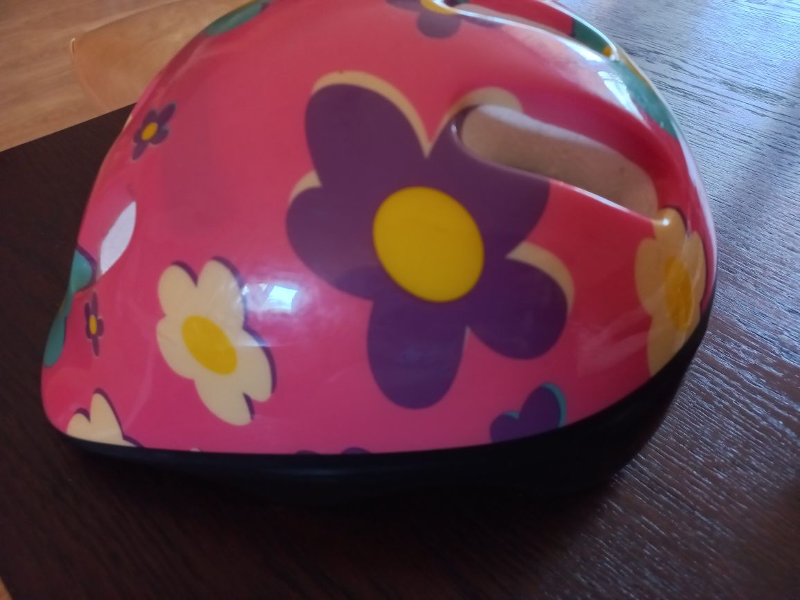 Kask dziewczęcy rower rolki