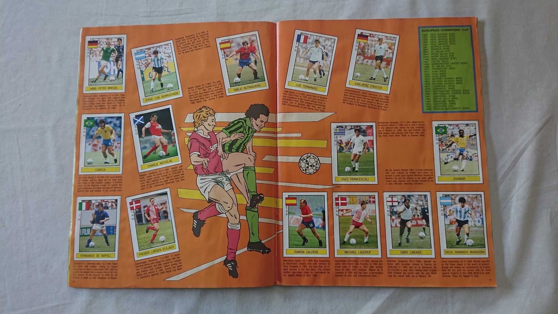 Caderneta SuperSport 1987 - Panini