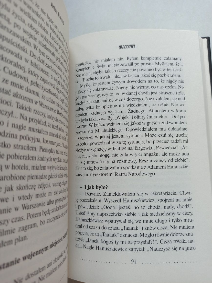 Artur Barciś - biografia - Rozmowy bez retuszu, Marzanna Graff
