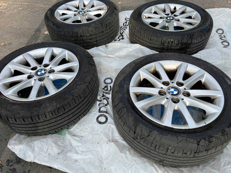 Felgi BMW Styling 136 16" 5x120 + opony Continental – E36 E46 E87 OE