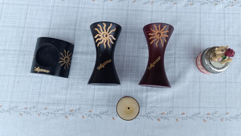 Suporte para velas , madeira Original