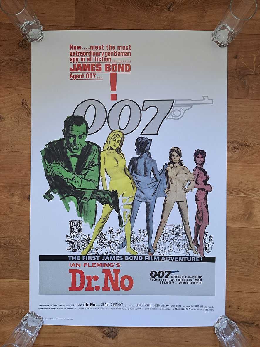 plakat DOKTOR NO poster Dr. No 61x91,5 Sean Connery James Bond