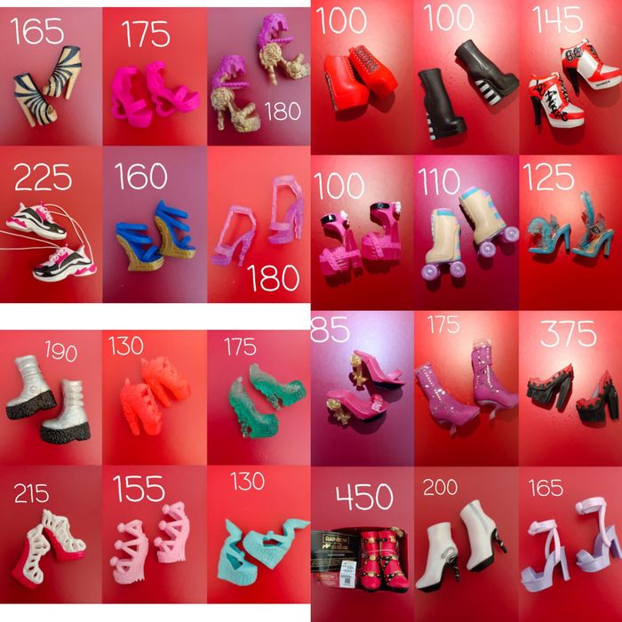 Аксесуари, одяг, взуття для monster high, rainbow high,ever after high