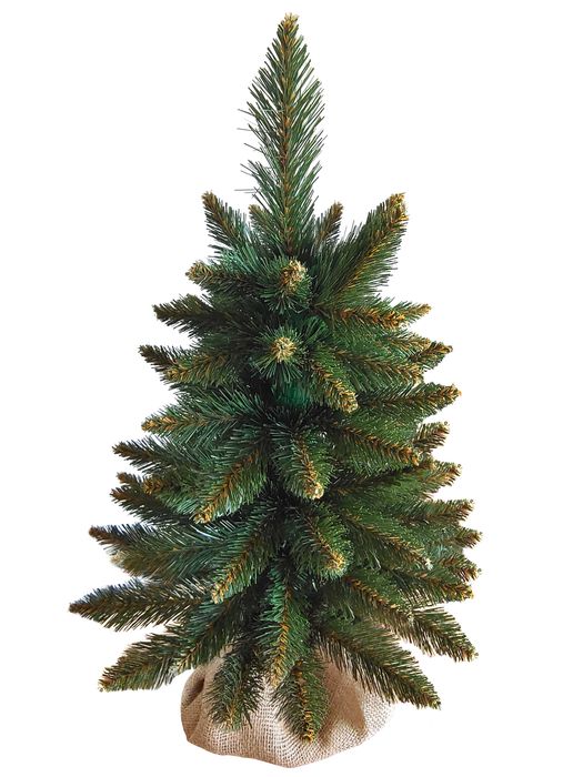 Choinka sztuczna świerk syberyjski/naturalny premium 60 cm juta
