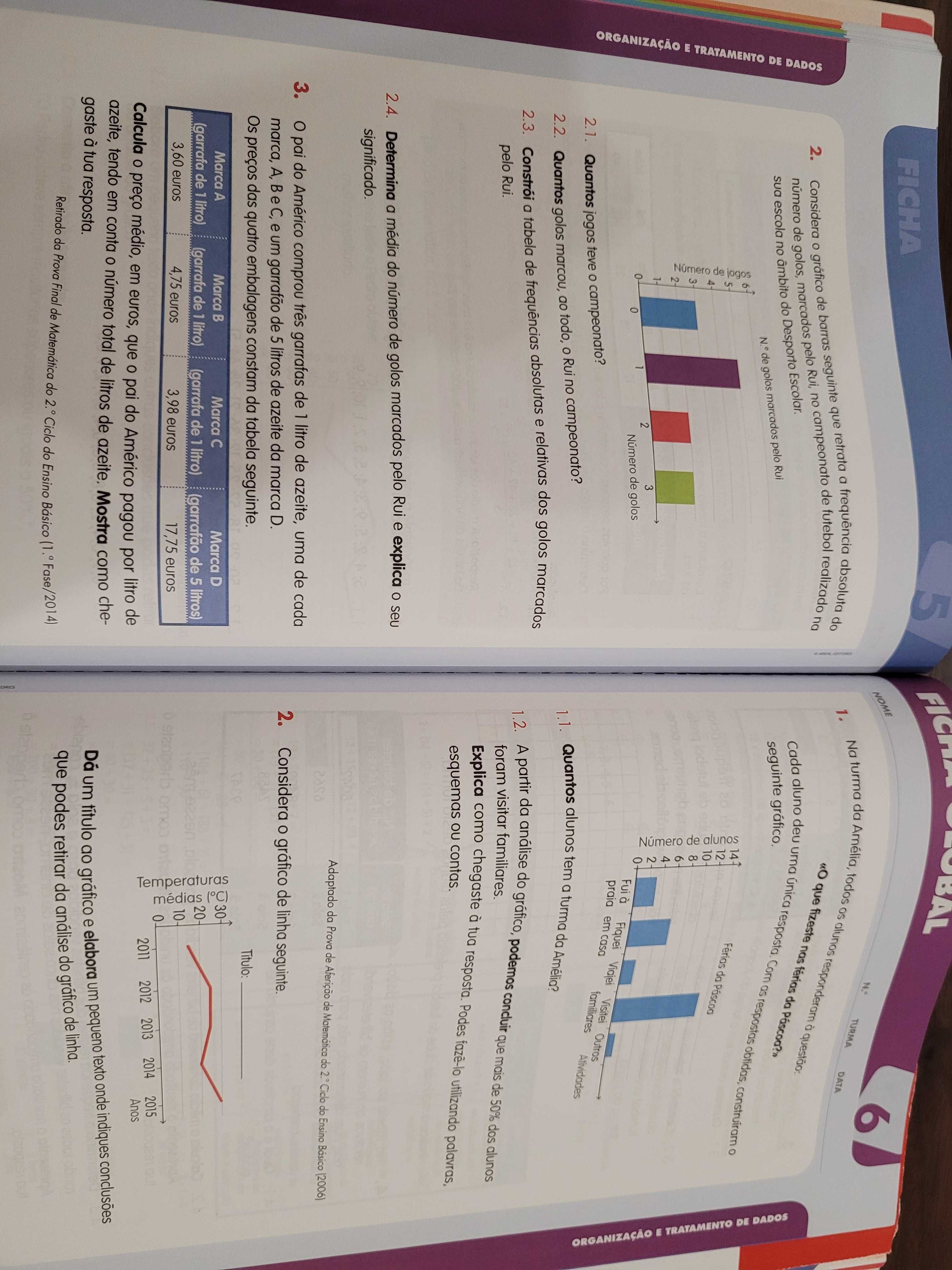 100% Matemática 5° Ano Caderno de Atividades e Preparação Avaliação