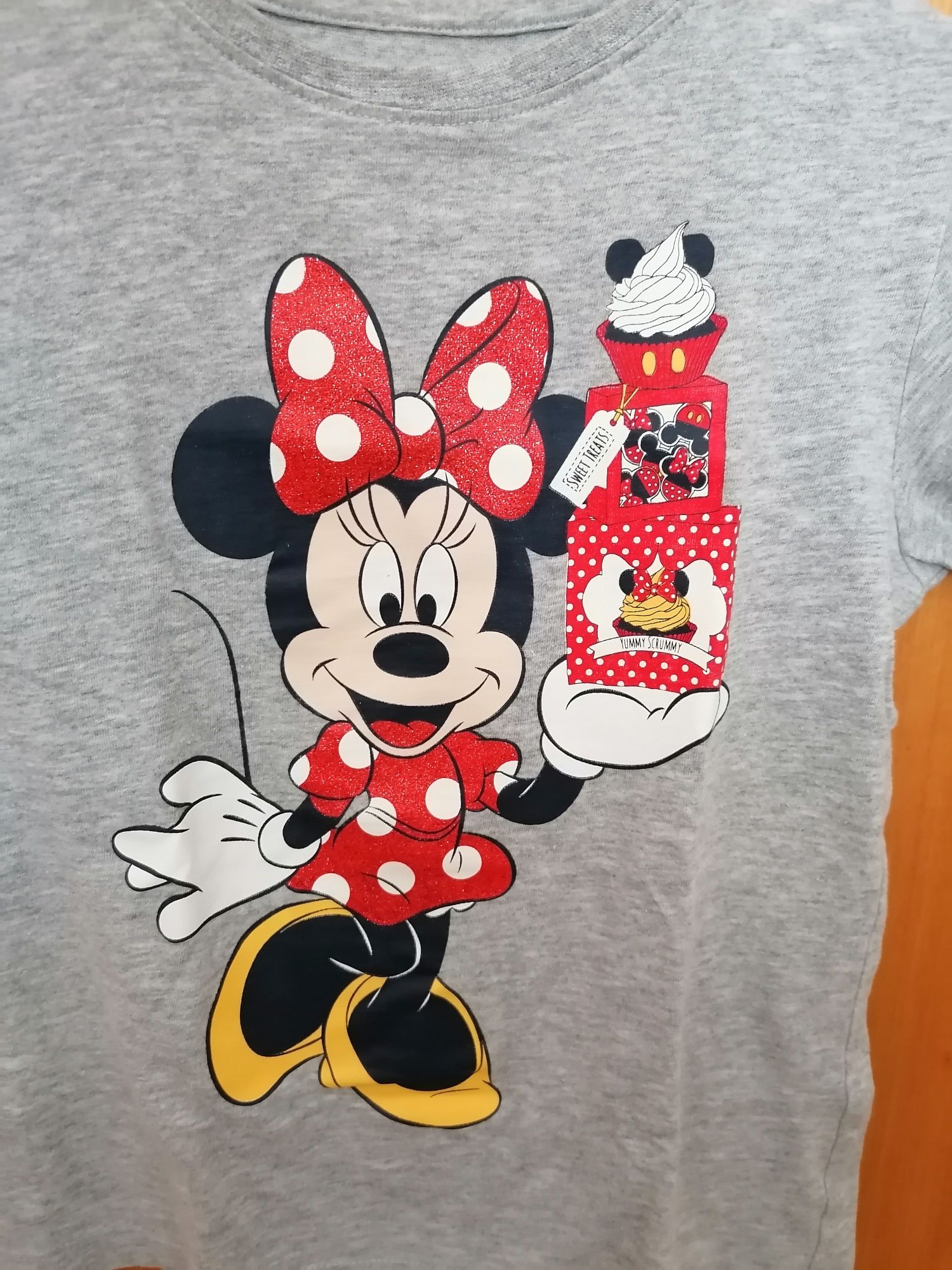 T-shirt Minnie cinzenta