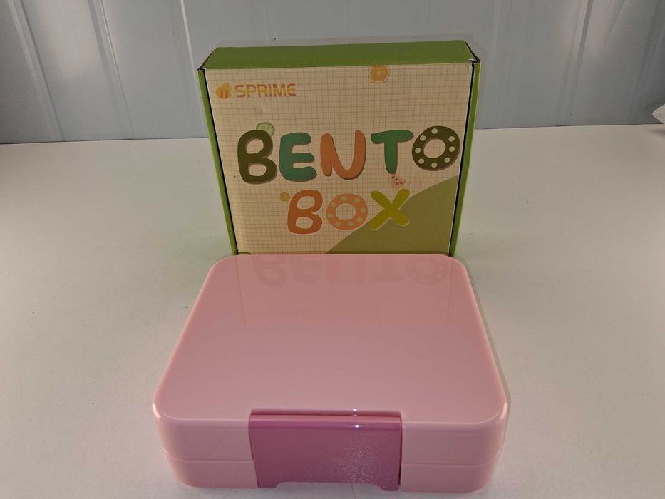 I018 Lunch Box Bento Box Różowy Pojemnik Śniadaniowy SPRIME
