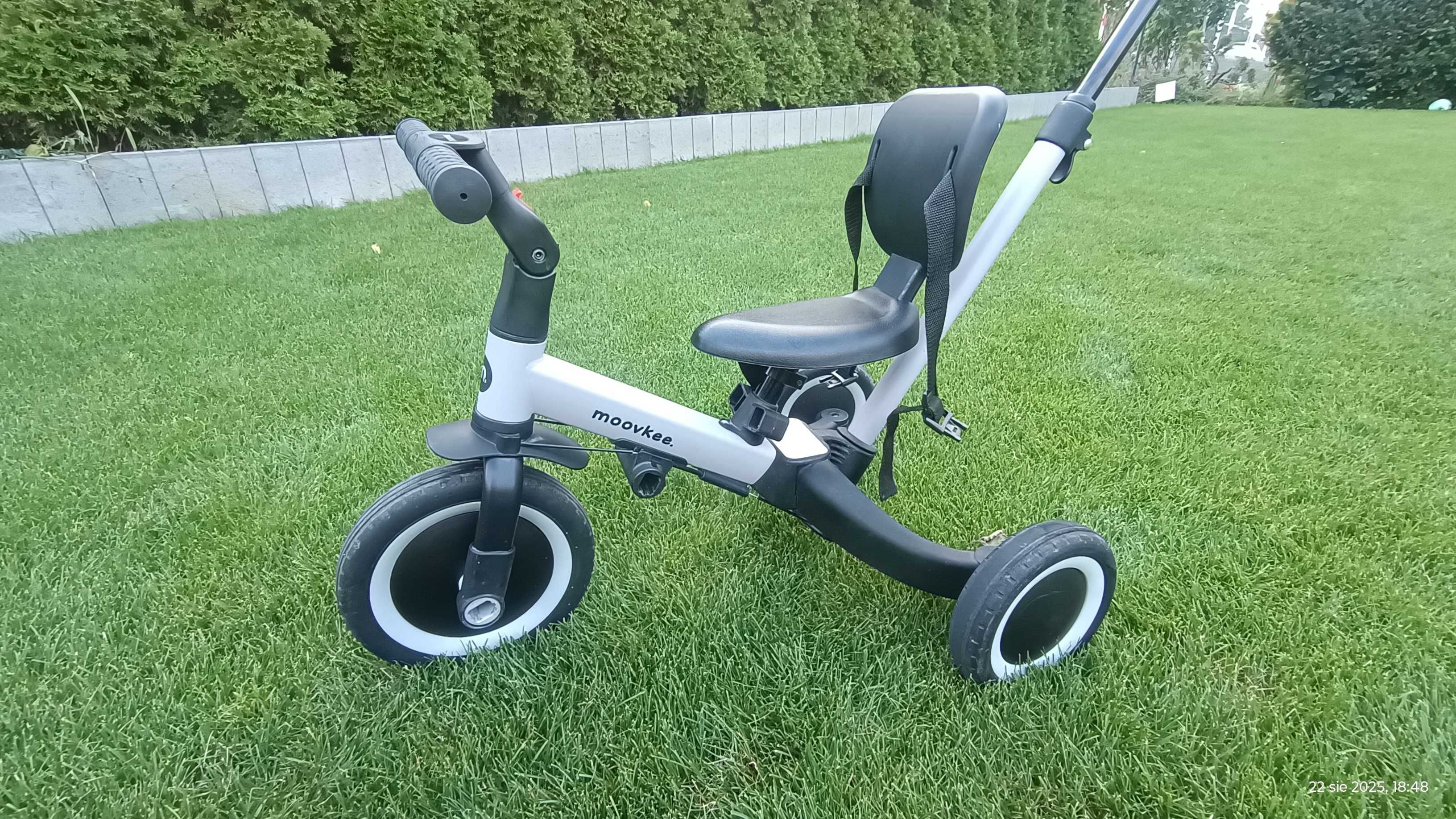 Rowerek MOOVKEE Mike 6w1 biegowy, na pedały, pchacz wózek