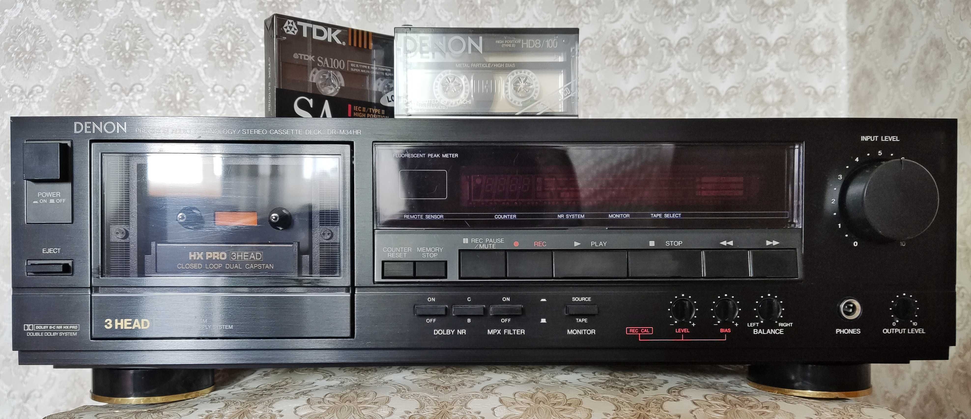 Denon DR-M34HR - кассетная дека, 3 Heads, 220V