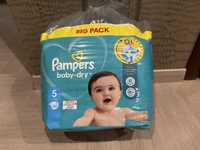 Памперси памперс pampers baby-dry 5
