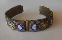 RARA! INVULGAR! Pulseira Antiga feita à mão em micromosaico italiano