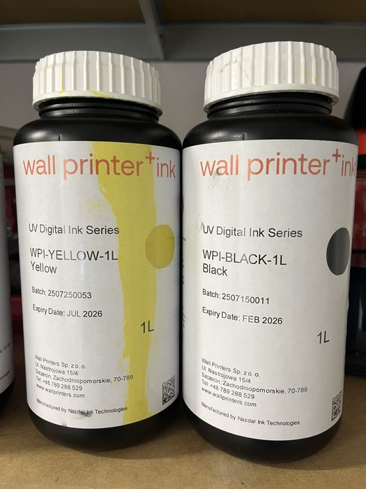 Tusze UV do drukarki ściennej Wall Printers 2 szt. Głowica F1080