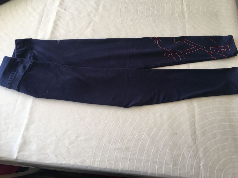 Leggings menina azuis escuras