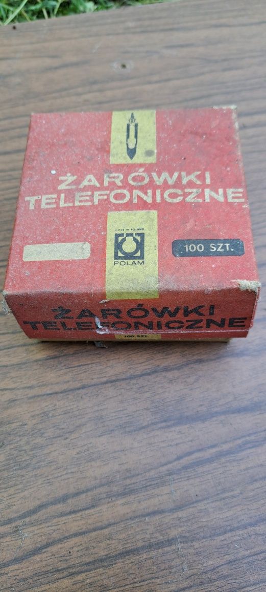 Żarówki telefoniczne PRL