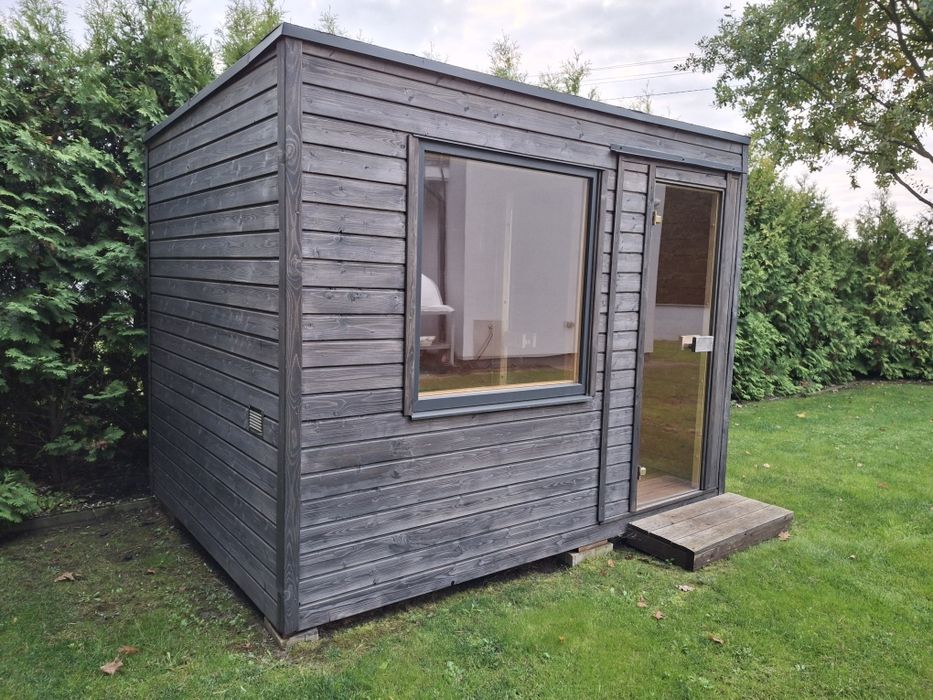 Sauna sucha fińska ogrodowa, zewnętrzna Dostępna od ręki!!!