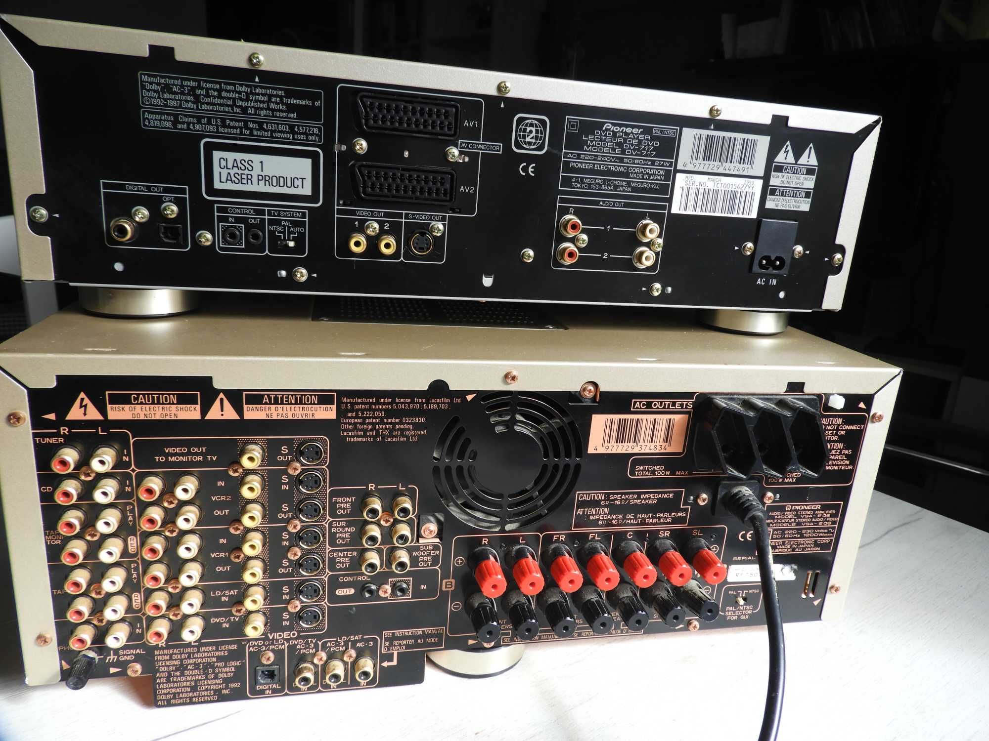 PIONEER HI-END wzmacniacz wielokanałowy plus DVD