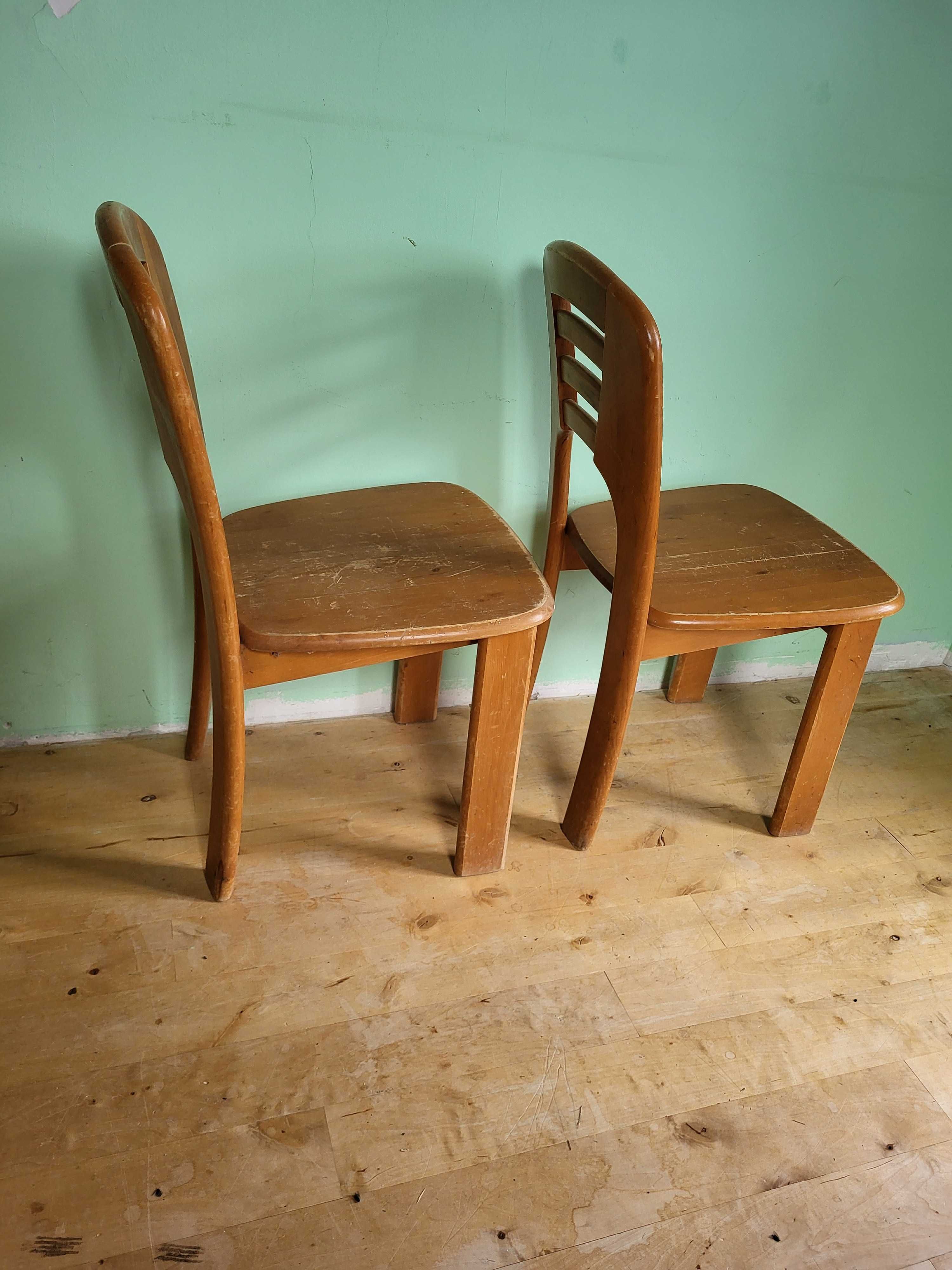 Dwa krzesła z czasów PRL - 55,-