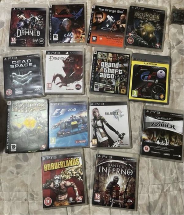 Lotes jogos ps3 com manuais