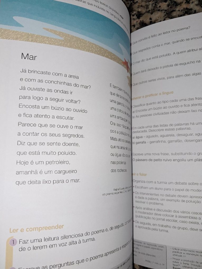 Manual Português 3° ano nunca usado
