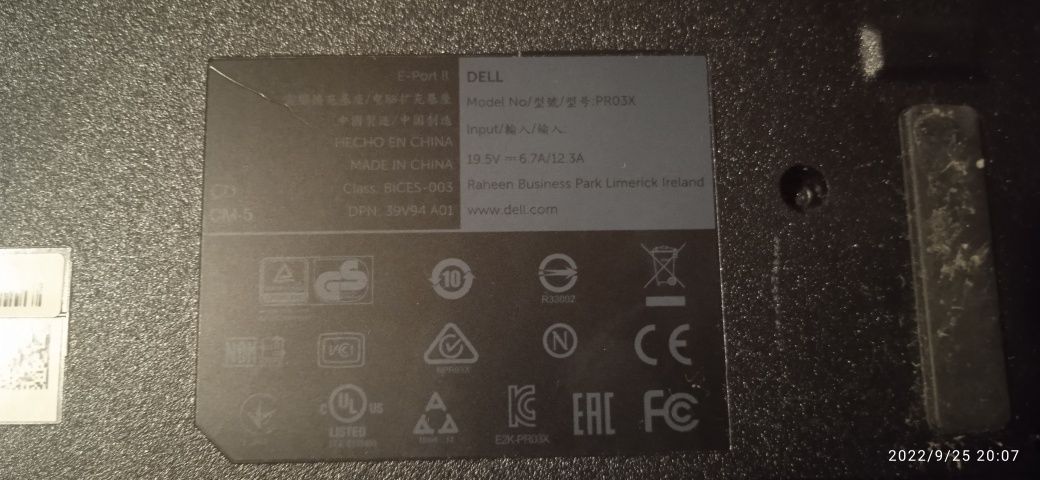 Stacja dokująca Dell PRO3X USB 3.0