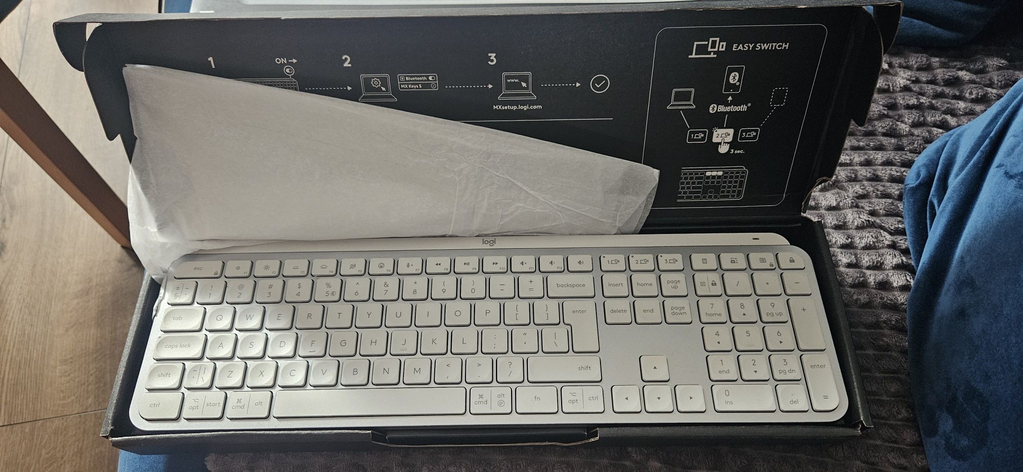 Logitech MX KEYS S 920 biała