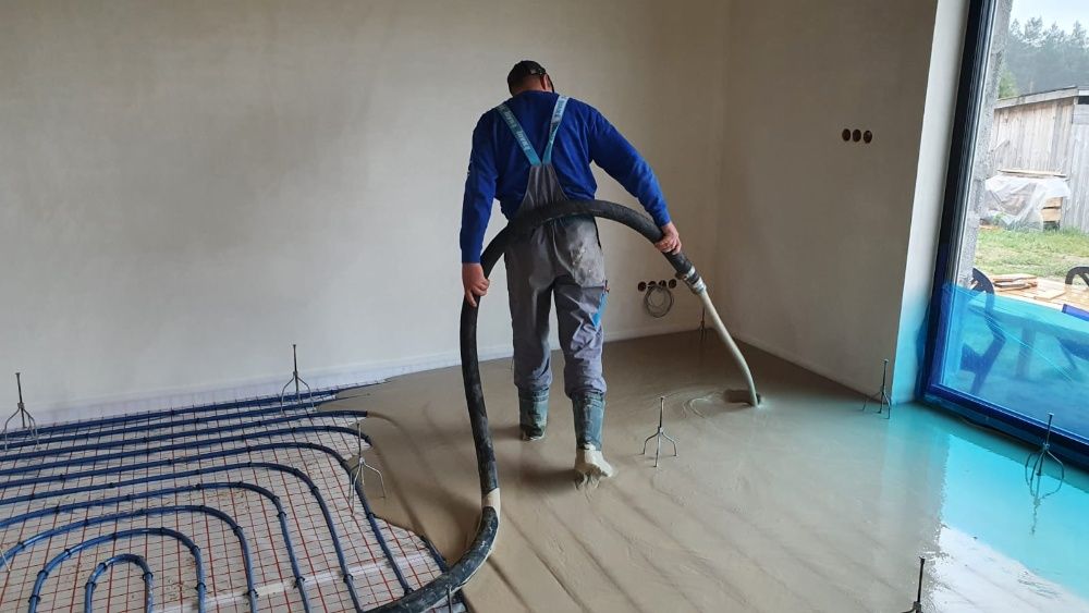 PIANOBETON,Posadzki wylewki anhydrytowe,  styrobeton