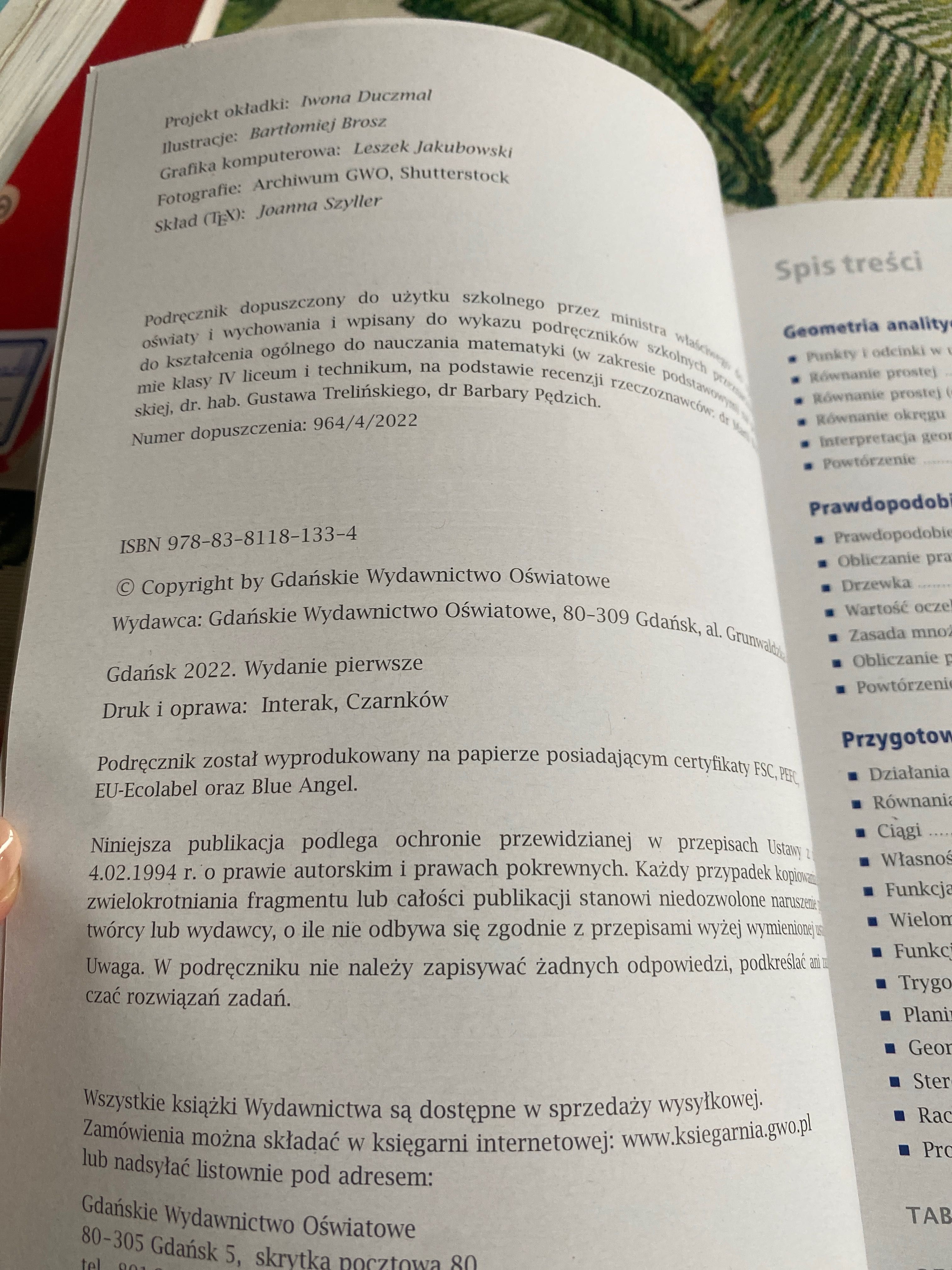 Nowa ! Matematyka z plusem podręcznik liceum i technikum