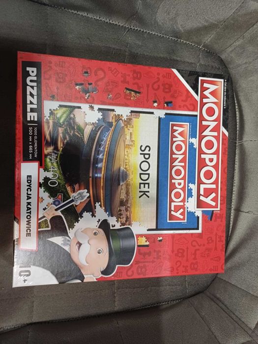 Puzzle 1000 el. Monopoly Katowice. Spodek