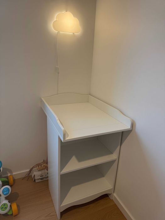 Stolik do przewijania/regał. IKEA SMÅGÖRA, stan idealny + GRATIS mata