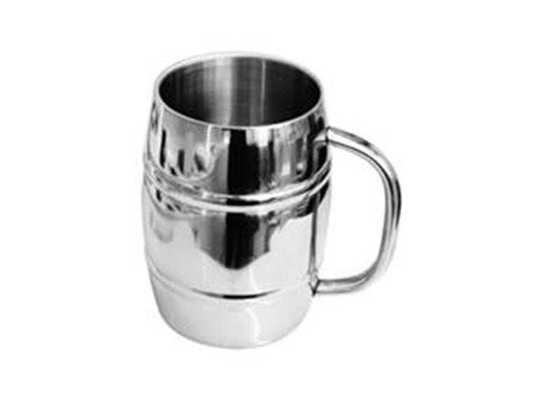 Canecas de Cerveja em Inox PAREDE DUPLA *NOVAS* 40cl