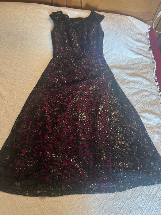 Vestido com lantejoulas