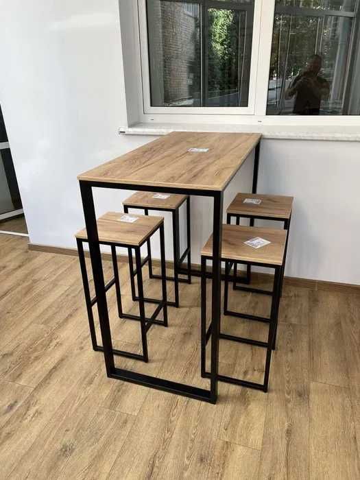 Барний стілець, барний стіл. Барный стол, барный стул. Кав'ярня Лофт