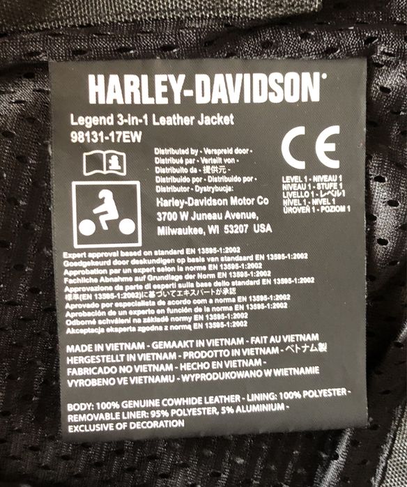 Harley Davidson -Casaco Mota/ Mulher