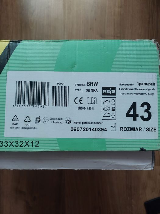 Buty robocze zimowe męskie
